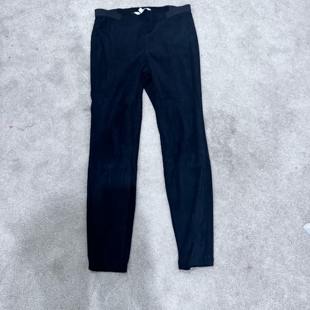 BB Dakota Black Suede leggings, size M
